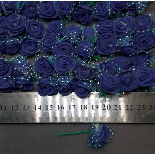 گل رز فومی کوچک آبی سیر